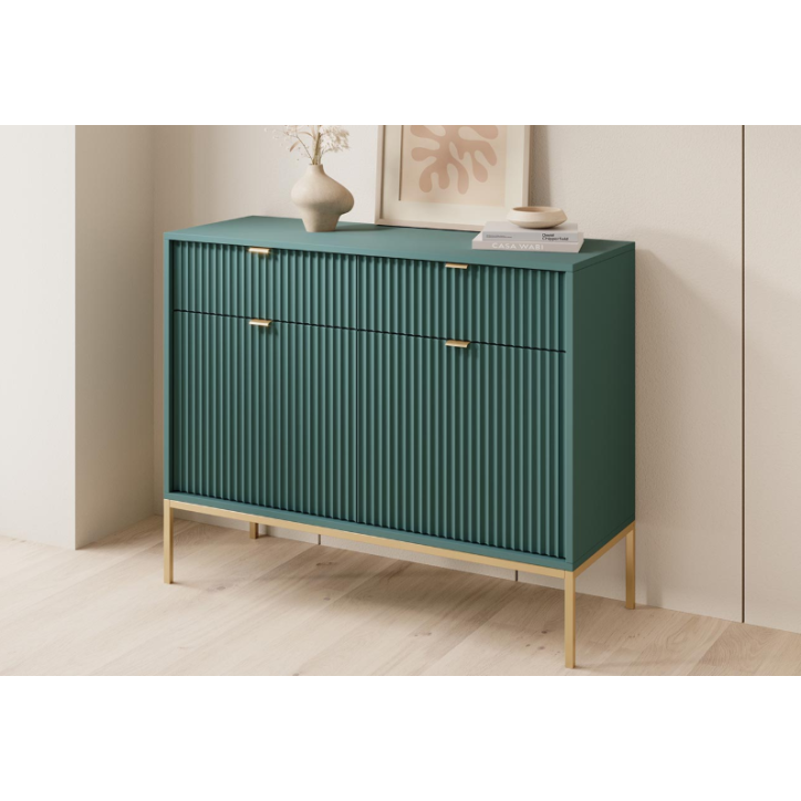 Ensemble meuble TV NOVA couleur Vert